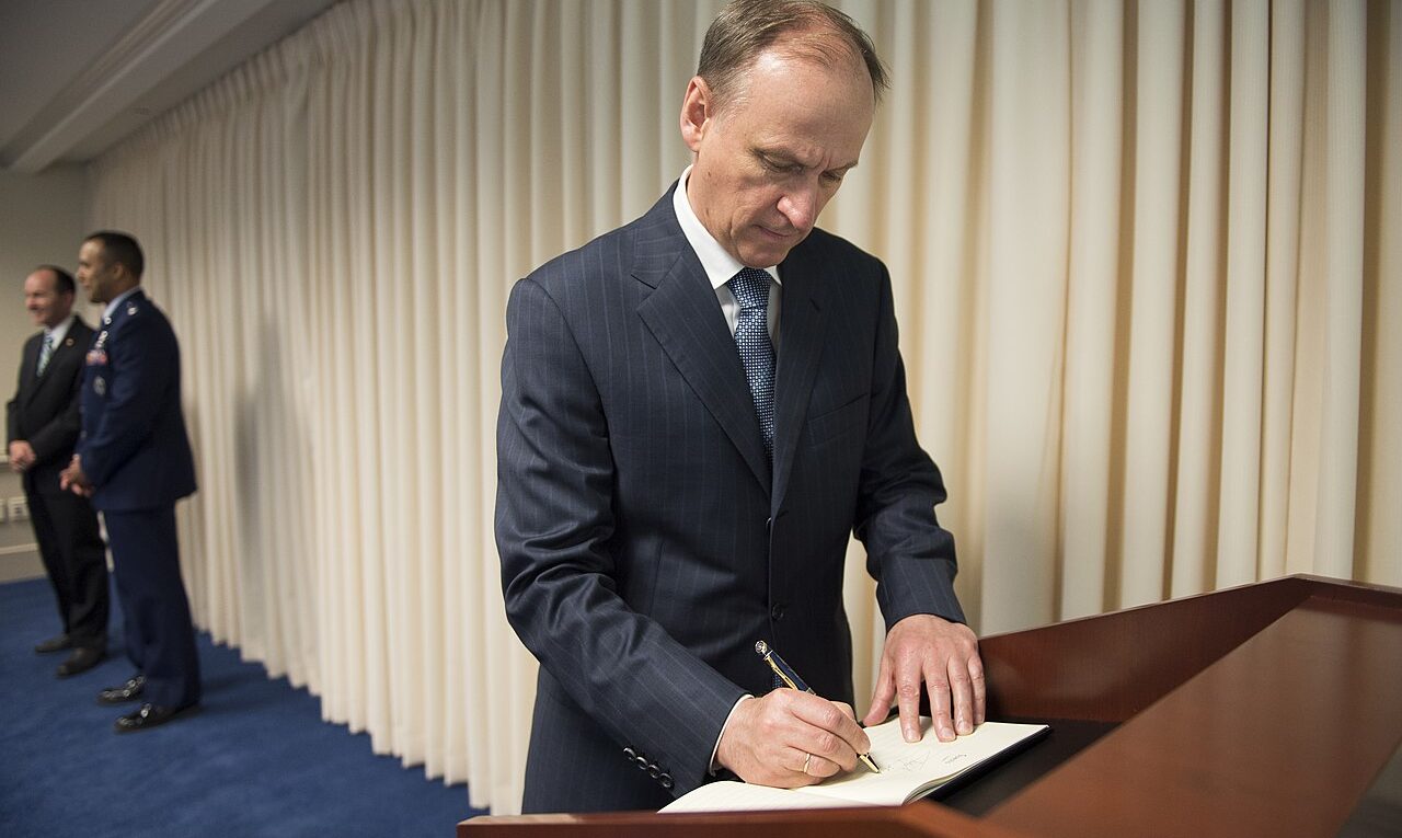 Russian Secretary, Security Council Nikolay Platonovich Patrushev at the Pentagon