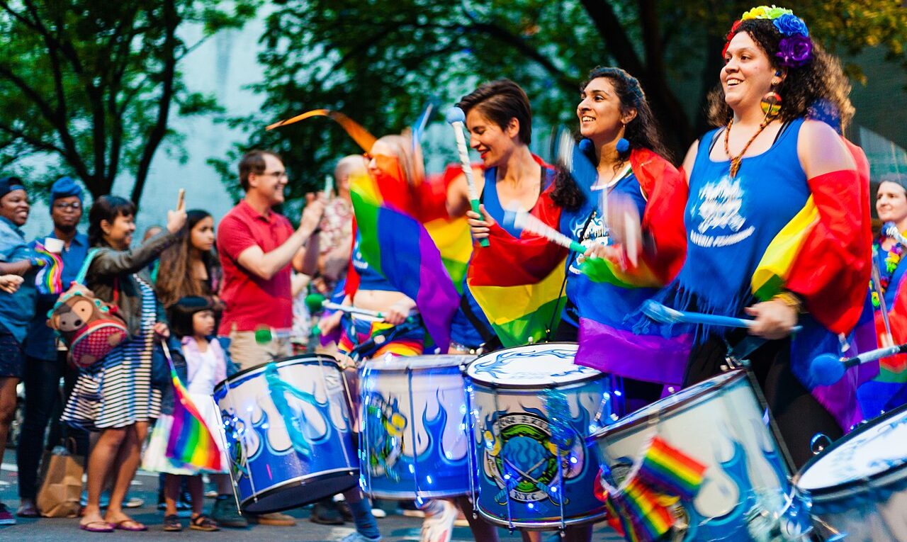 Pride parade in Brooklyn